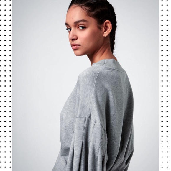 NWT All Saints Sidola Sweatshirt Gray XS NWT - Picture 3 of 6